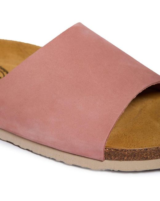 Plakton Pink Flat Sandal Bala