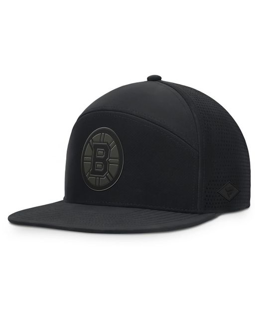 Fanatics Black Boston Bruins Front Office Adjustable Hat for men