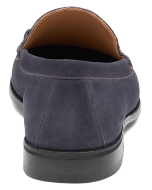 Johnston & Murphy Blue Harrison Bit Loafers for men