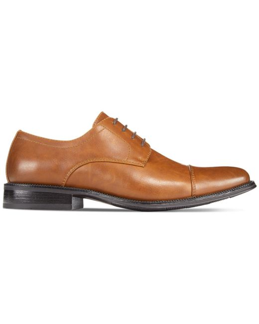 alfani brown dress shoes Alfani Men's Phillip Comfortable Oxfords Dress Shoe