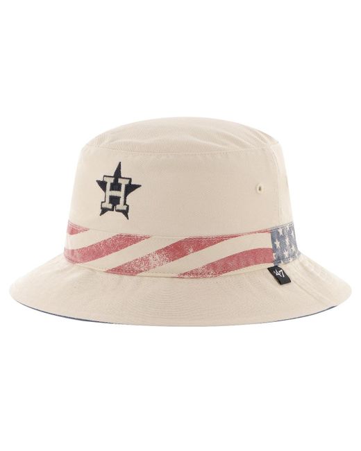 '47 Natural Houston Astros Glory Daze Bucket Hat for men