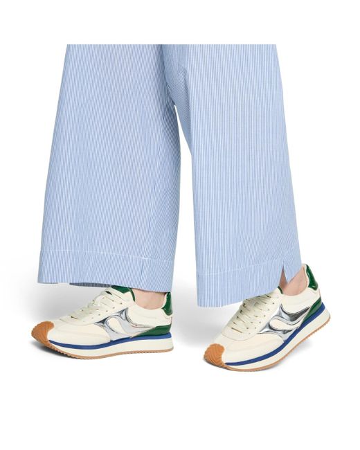 ALDO White Deanna Retro Lace-up jogger Sneakers