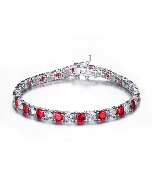 Genevive Jewelry White Sterling Silver