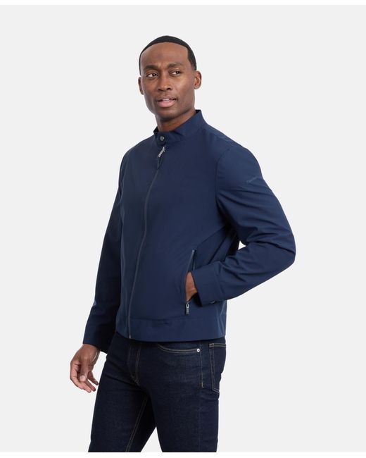 Calvin Klein Blue Mesh-lined Golf Jacket for men