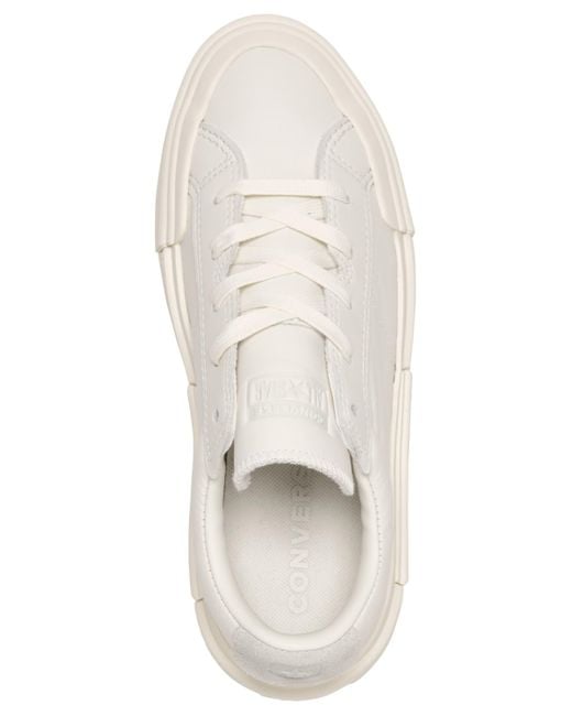 Converse White Chuck Taylor All Star Cruise Leather Casual Sneakers From Finish Line