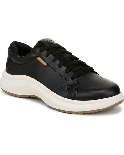 Scholls Women's Black Feel Good Plantar Fasciitis Lace Up Sneakers