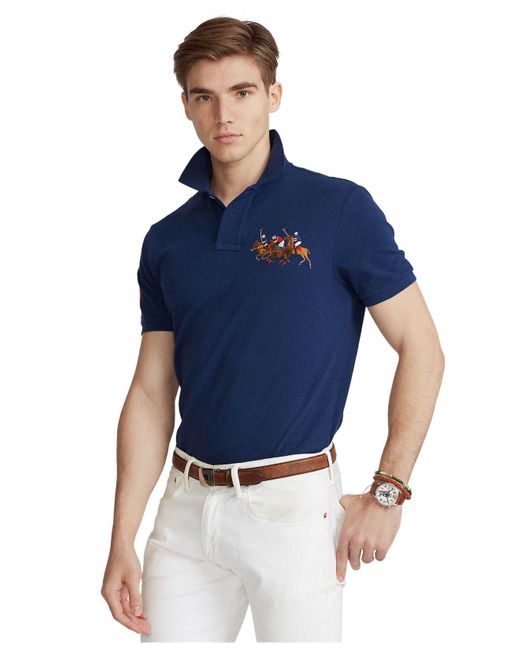 all over pony polo shirt