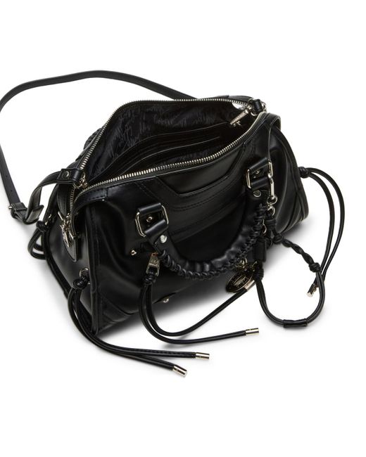 Steve Madden Black briggs City Zipper Satchel Bag