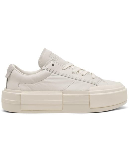 Converse White Chuck Taylor All Star Cruise Leather Casual Sneakers From Finish Line