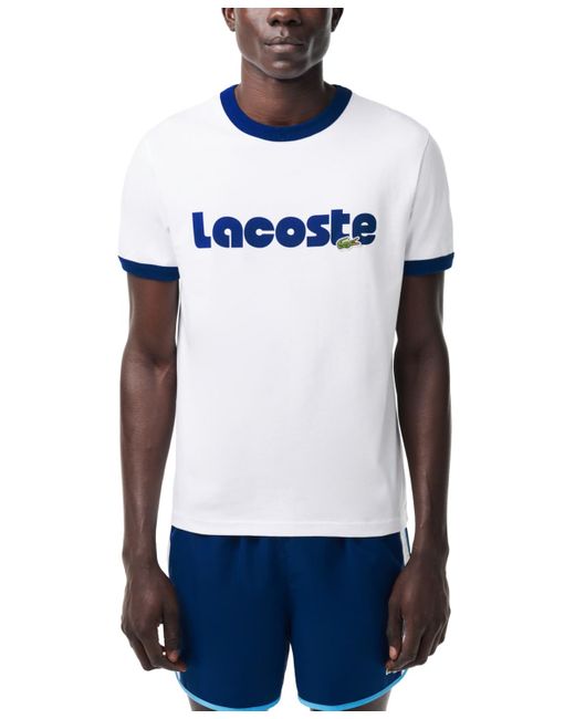 Lacoste White Regular-fit Logo T-shirt for men