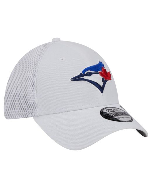KTZ White Toronto Blue Jays Neo 39thirty Flex Hat for men
