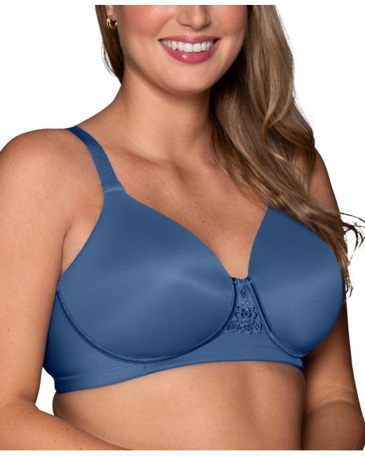 Vanity Fair Blue Vanity Fair Full Figure Beauty Back Smoother Wireless Bra 71380