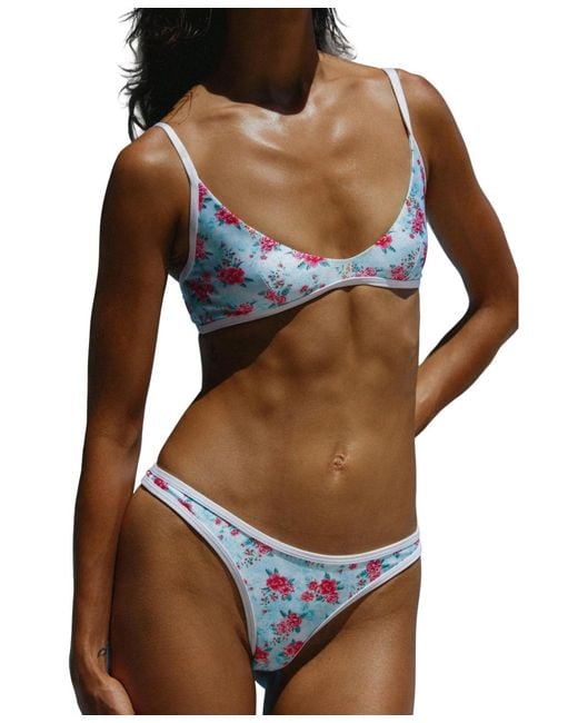 Bright Swimwear Blue Sofie Top