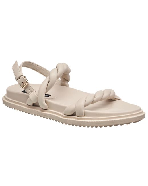 French Connection Natural Brieanne Braided Slingback Sandal