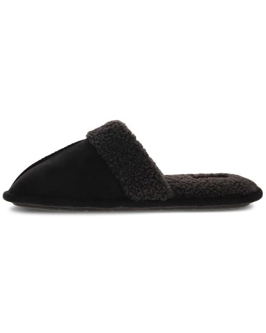 Levi's Black Talya Round Toe Scuff Slippers