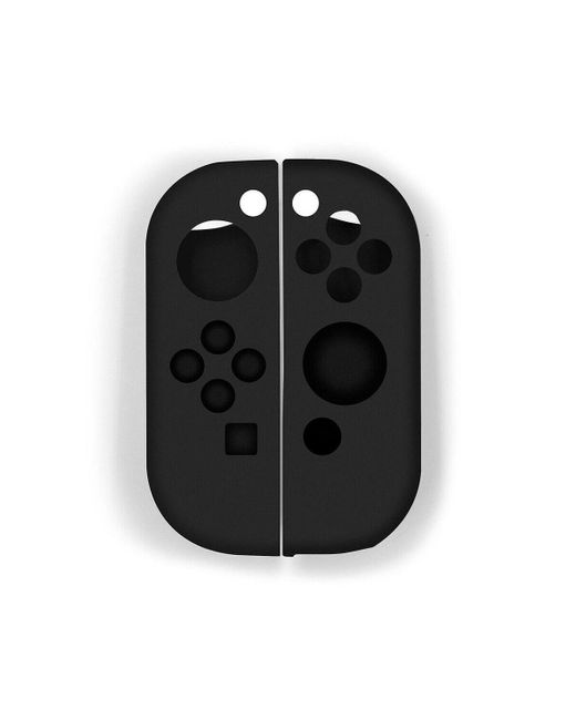 Nbcp Black Silicone Protective Case For Nintendo Switch & Oled Joy-con – Non-slip