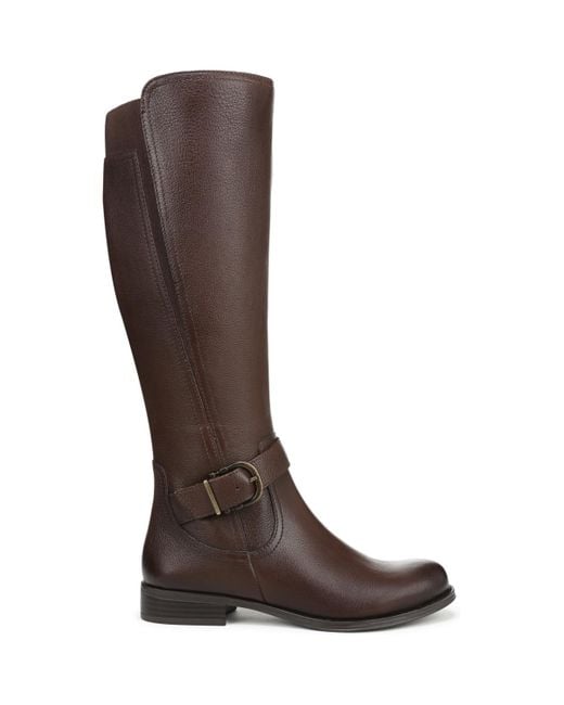 Naturalizer Brown Jaya Knee High Block Heel Riding Boots