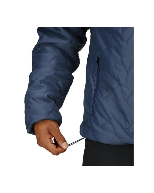 Marmot Blue Monoquilt Hooded Jacket for men