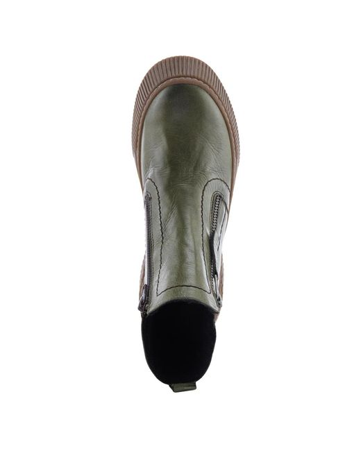 Spring Step Brown Kelko Leather Bootie