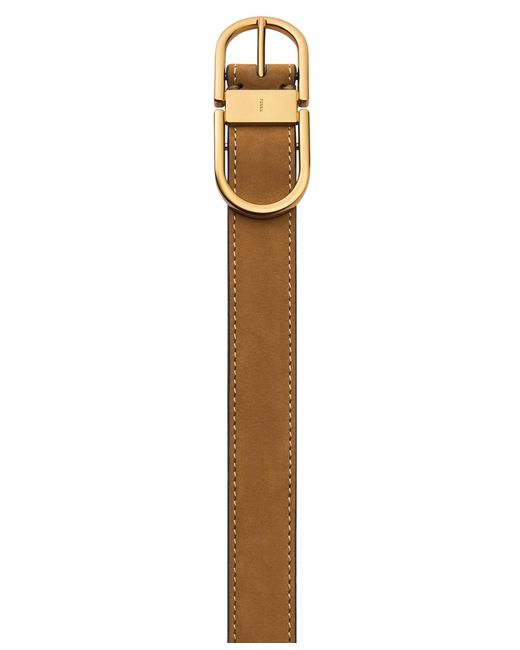 Fossil Brown Double D-link Belt