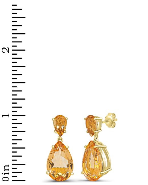 Macy's Yellow Drop Earrings