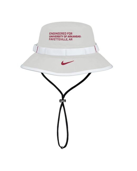 Nike White Washington State Cougars 2025 On-field Boonie Performance Bucket Hat for men