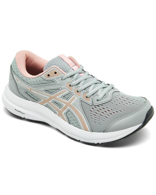 Asics White Gel-contend 8 Running Sneakers From Finish Line