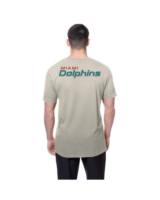 KTZ Gray Miami Dolphins Multi Patch T-shirt for men