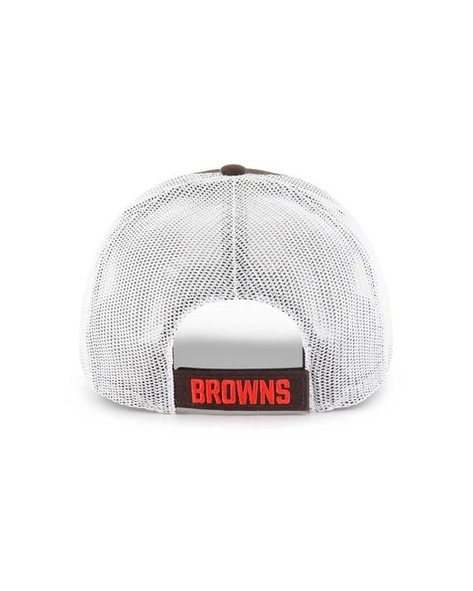 Men's '47 Orange Cleveland Browns MVP Adjustable Hat