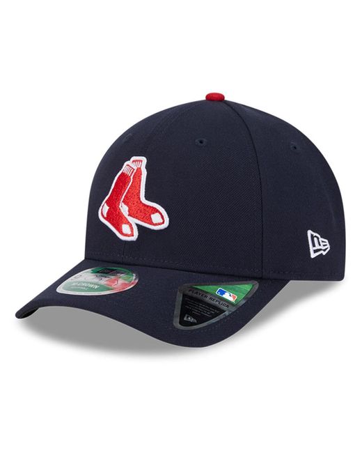 KTZ Blue Boston Red Sox Player Replica 9forty Adjustable Hat for men