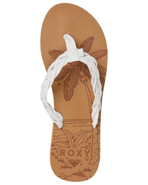 Roxy White Feel Breezie Sandals
