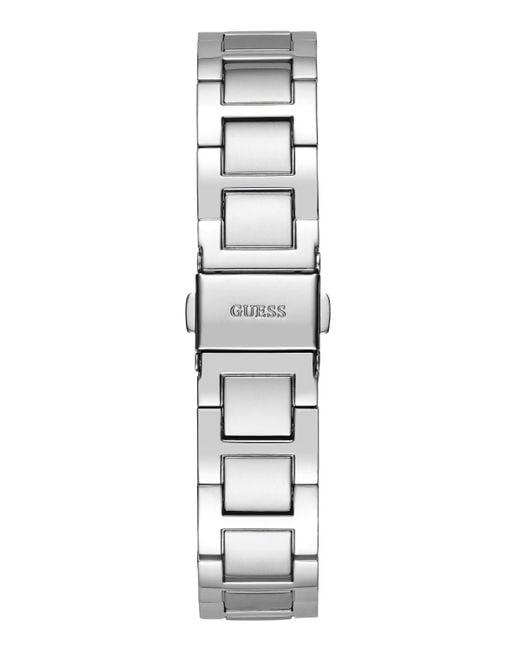 Guess Metallic Stainless Steel Bracelet Watch