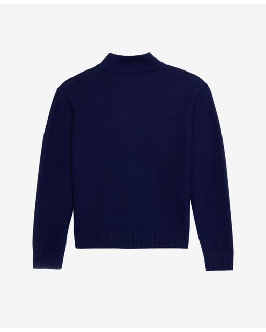 Xray Jeans Blue Boy's Full Zip Cardigan Sweater for men