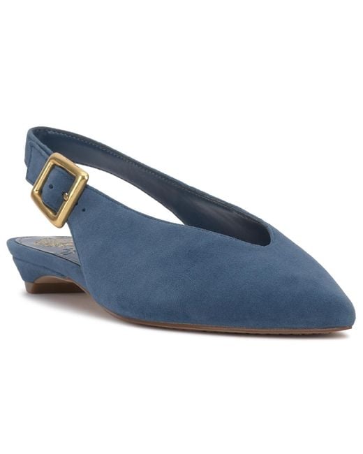 Vince Camuto Blue Valther Sling Back Flats