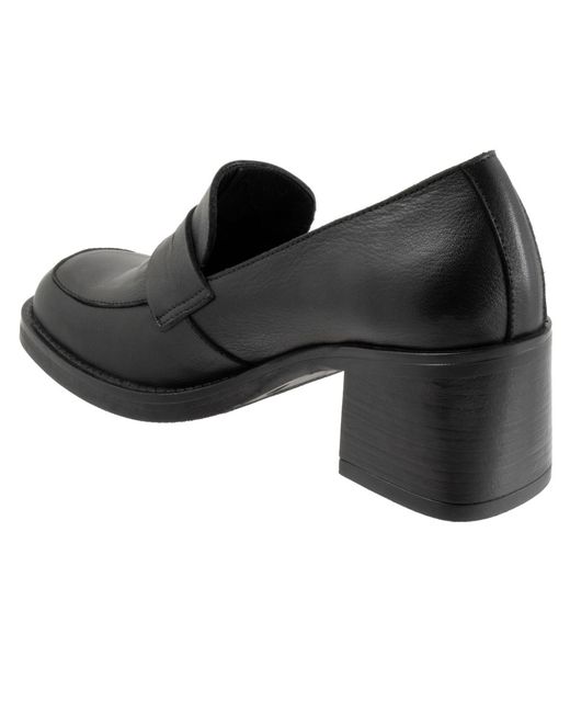 BUENO Black Ruth Loafer