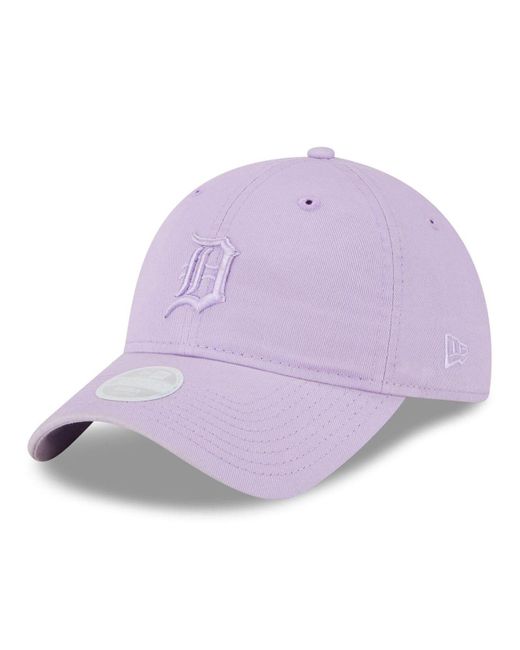KTZ Purple Lavender Detroit Tigers Tropic Core Classic 9twenty Adjustable Hat