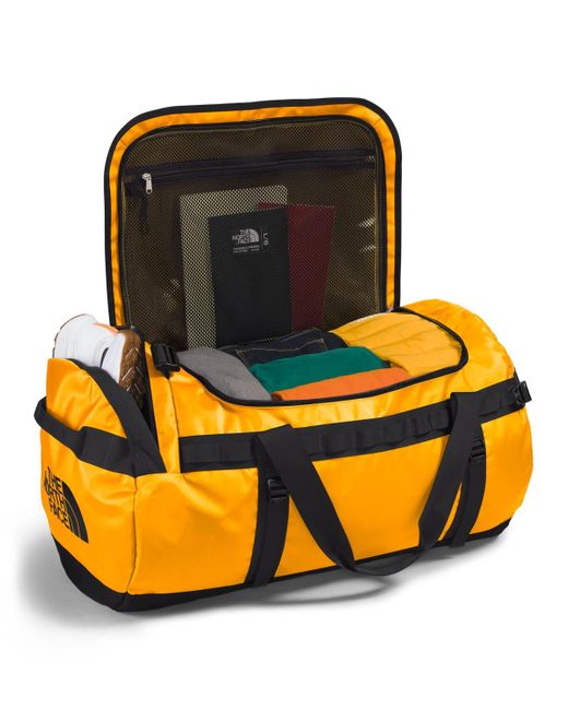The North Face Yellow Base Camp Duffle Bag for men