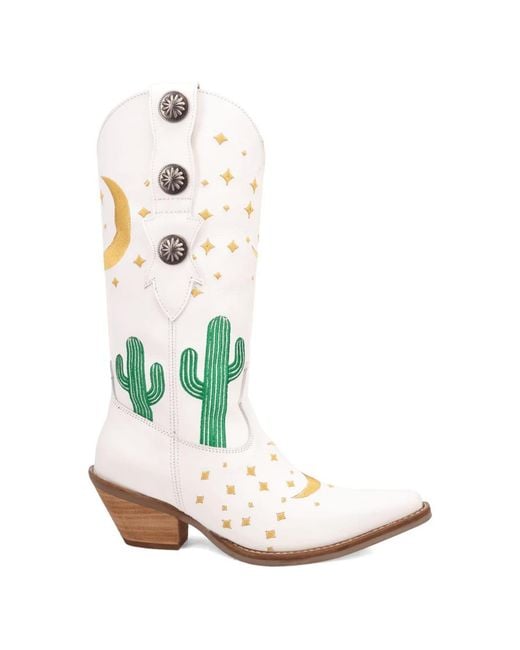 Dingo White Pachita Leather Boot