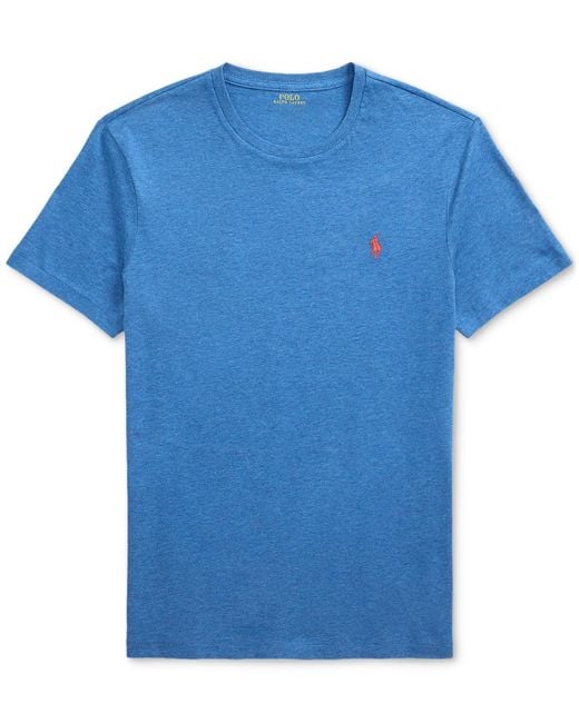Polo Ralph Lauren Blue Classic Fit Crew Neck T-shirt for men