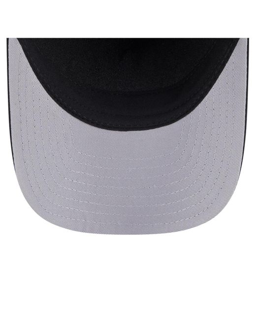 KTZ Black Kansas City Chiefs Team Collection 9forty M-crown A-frame Adjustable Hat for men