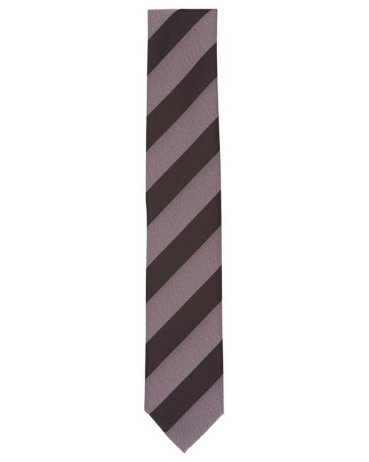Tallia Brown Casella Stripe Tie for men