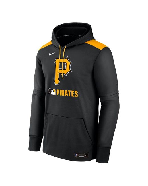 Nike Black Pittsburgh Pirates Authentic Collection Performance Pullover Hoodie for men