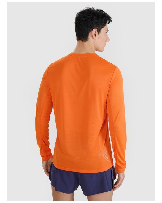 4F Orange Quick-drying Running Longsleeve for men