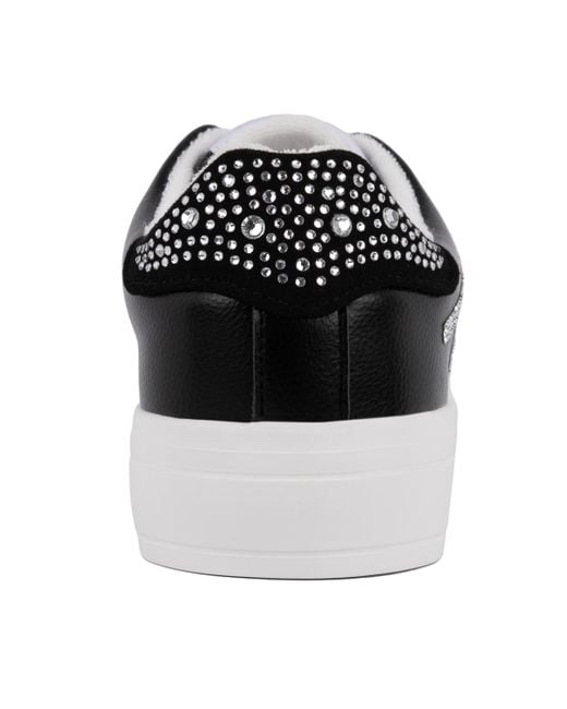 Juicy Couture Black Auerlie Embellished Sneakers