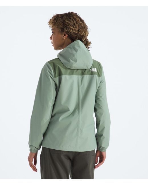 The North Face Green Antora Hooded Rain Jacket