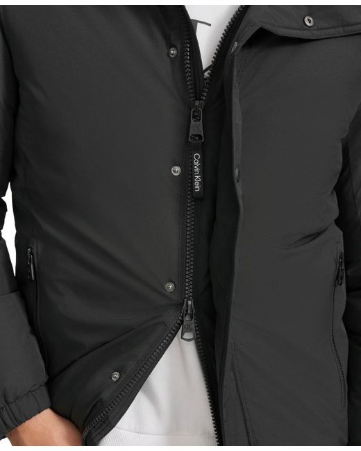 Calvin Klein Outerwear Jacket,black,large for men