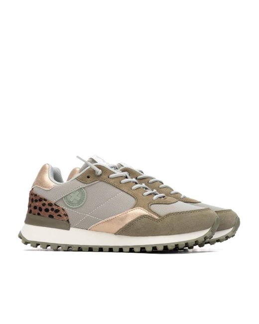 Xti Natural Lace-up Sneakers By