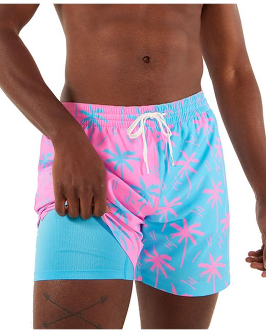 Chubbies Blue The Prince Of Prints Quick-dry 5-1/2" Swim Trunks for men