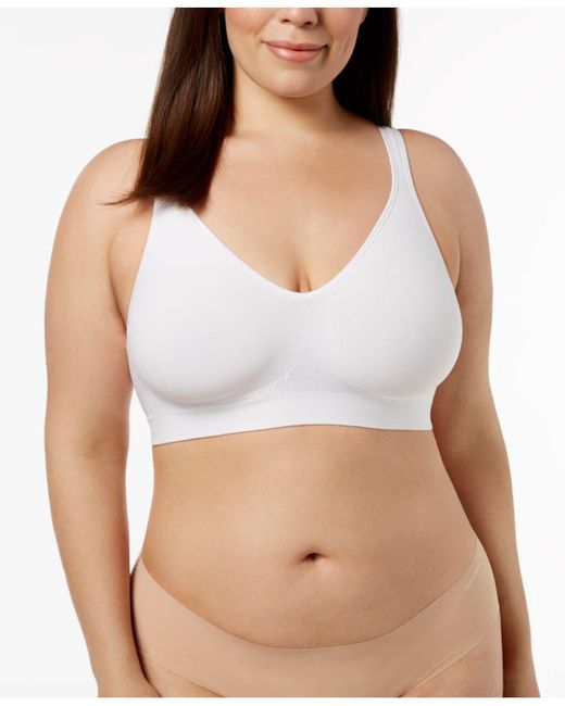 Bali Synthetic Comfort Revolution Comfortflex Fit Seamless 2-ply Wireless Bra  3484 in White - Lyst