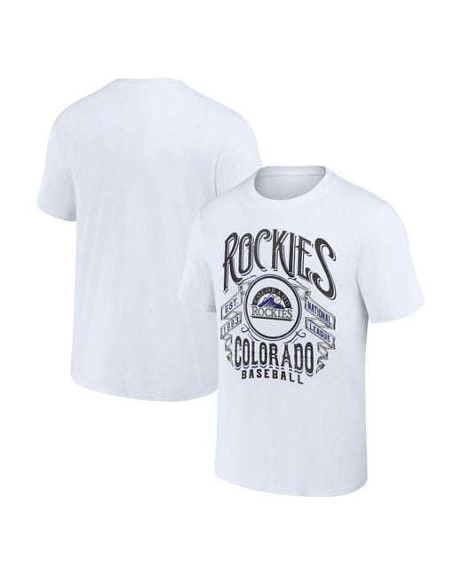 Men's Darius Rucker Collection by Fanatics White San Diego Padres Distressed Rock T-Shirt Size: Small